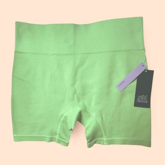 Wild Fable Green High-Rise Wide Waistband Bike Shorts ~ Women’s Various Sizes - Picture 6 of 9